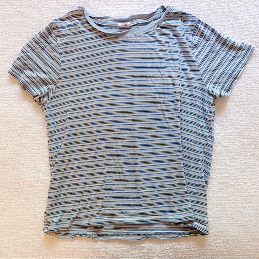 Blue stripped oversized t-shirt!